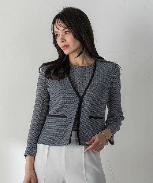 Viaggio Blu / ビアッジョブルー テーラードジャケット | ルフィネレノクロスジャケット | 詳細8