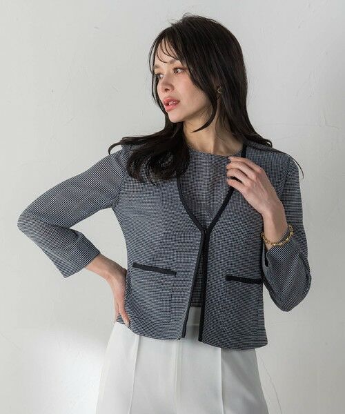 Viaggio Blu / ビアッジョブルー テーラードジャケット | ルフィネレノクロスジャケット（ブラック系その他）