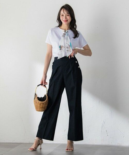 Viaggio Blu / ビアッジョブルー その他パンツ | マリンストレートワイドパンツ | 詳細13