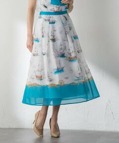 Viaggio Blu / ビアッジョブルー ミニ・ひざ丈スカート | Marine Voyageスカート