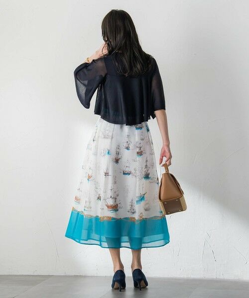 Viaggio Blu / ビアッジョブルー ミニ・ひざ丈スカート | Marine Voyageスカート | 詳細12