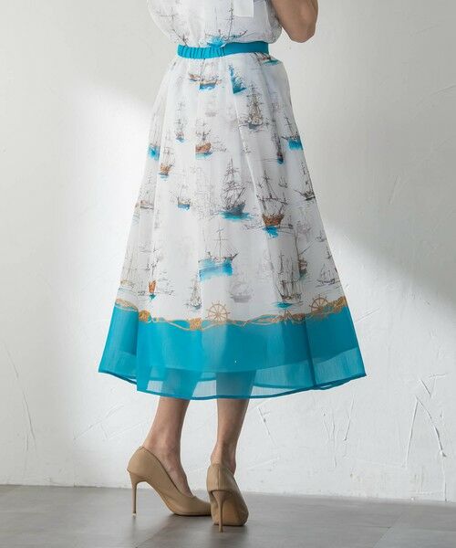 Viaggio Blu / ビアッジョブルー ミニ・ひざ丈スカート | Marine Voyageスカート | 詳細2