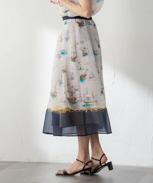 Viaggio Blu / ビアッジョブルー ミニ・ひざ丈スカート | Marine Voyageスカート | 詳細18