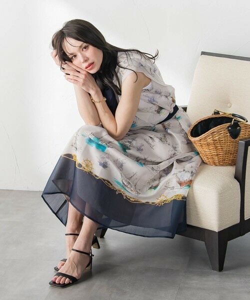 Viaggio Blu / ビアッジョブルー ミニ・ひざ丈スカート | Marine Voyageスカート | 詳細20