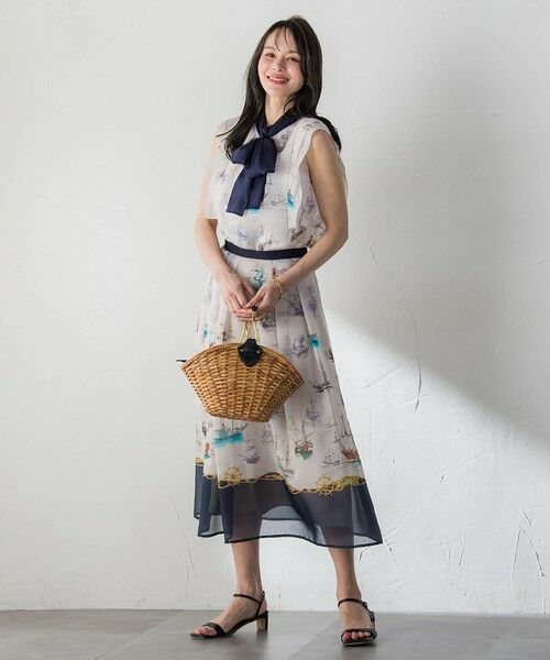 Viaggio Blu / ビアッジョブルー ミニ・ひざ丈スカート | Marine Voyageスカート | 詳細23