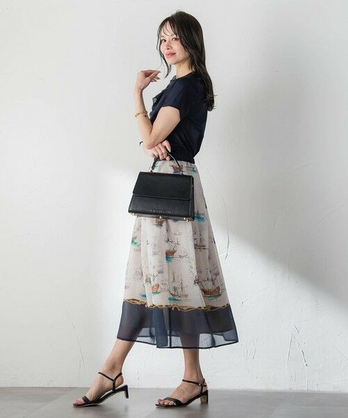 Viaggio Blu / ビアッジョブルー ミニ・ひざ丈スカート | Marine Voyageスカート | 詳細28