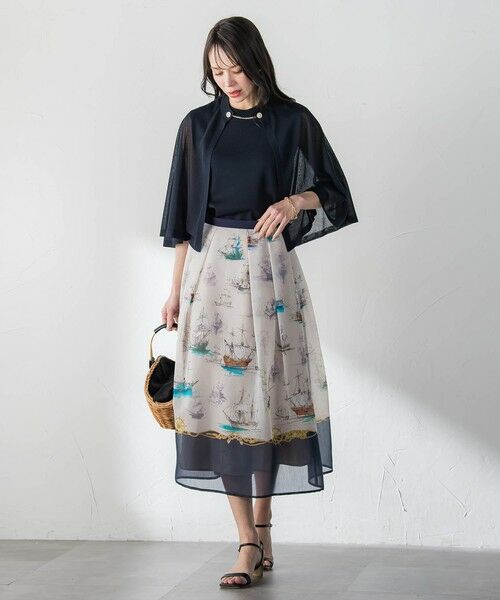 Viaggio Blu / ビアッジョブルー ミニ・ひざ丈スカート | Marine Voyageスカート | 詳細29