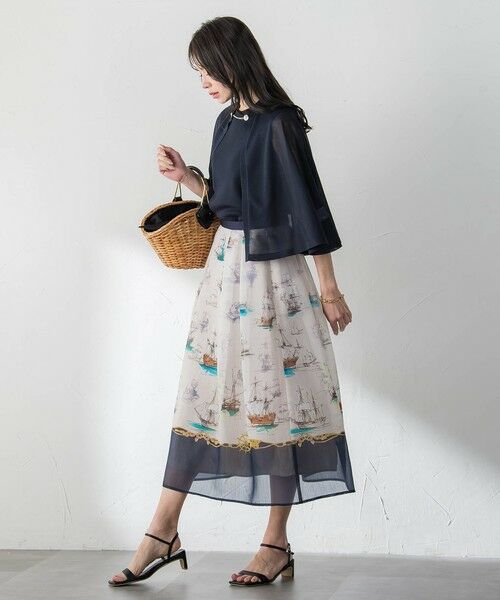 Viaggio Blu / ビアッジョブルー ミニ・ひざ丈スカート | Marine Voyageスカート | 詳細30