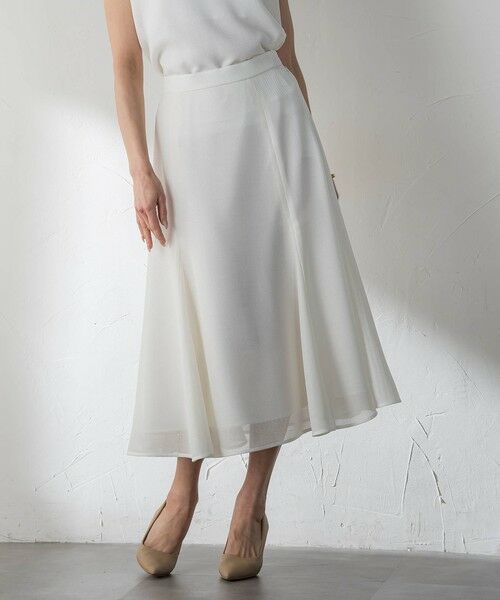 Viaggio Blu / ビアッジョブルー ミニ・ひざ丈スカート | ルフィネレノクロススカート | 詳細1