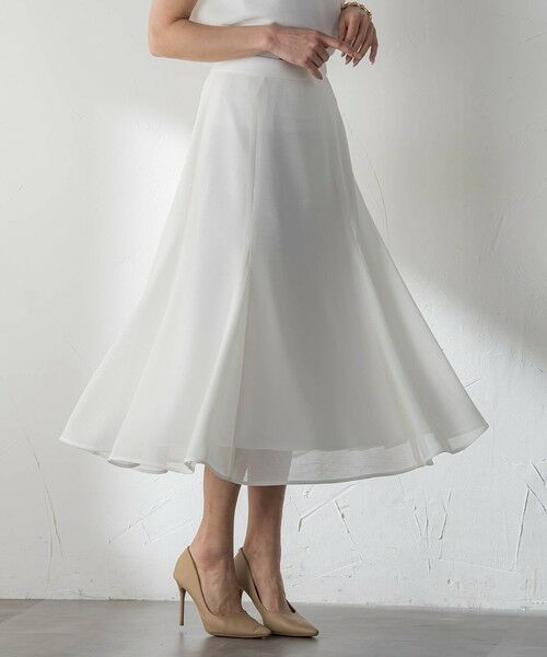 Viaggio Blu / ビアッジョブルー ミニ・ひざ丈スカート | ルフィネレノクロススカート | 詳細2