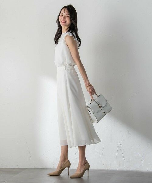 Viaggio Blu / ビアッジョブルー ミニ・ひざ丈スカート | ルフィネレノクロススカート | 詳細6