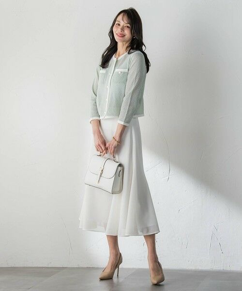 Viaggio Blu / ビアッジョブルー ミニ・ひざ丈スカート | ルフィネレノクロススカート | 詳細9