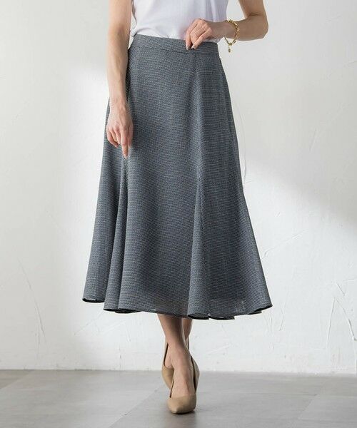 Viaggio Blu / ビアッジョブルー ミニ・ひざ丈スカート | ルフィネレノクロススカート | 詳細13