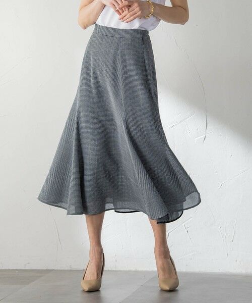 Viaggio Blu / ビアッジョブルー ミニ・ひざ丈スカート | ルフィネレノクロススカート | 詳細14