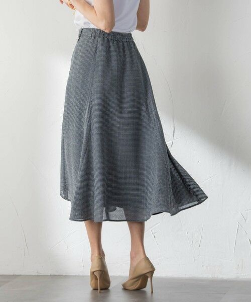 Viaggio Blu / ビアッジョブルー ミニ・ひざ丈スカート | ルフィネレノクロススカート | 詳細16