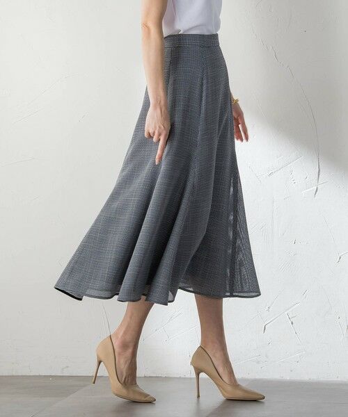 Viaggio Blu / ビアッジョブルー ミニ・ひざ丈スカート | ルフィネレノクロススカート | 詳細17