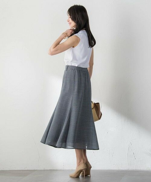 Viaggio Blu / ビアッジョブルー ミニ・ひざ丈スカート | ルフィネレノクロススカート | 詳細19