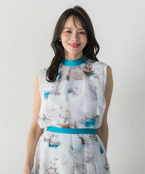 Viaggio Blu / ビアッジョブルー シャツ・ブラウス | Marine Voyageブラウス（ホワイト）