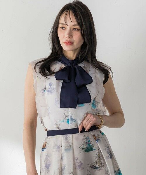 Viaggio Blu / ビアッジョブルー シャツ・ブラウス | Marine Voyageブラウス（ベージュ）