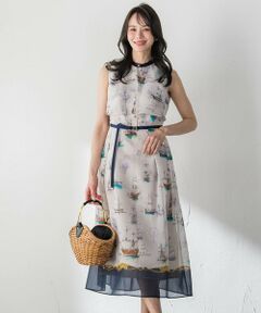Viaggio Blu / ビアッジョブルー ロング・マキシ丈ワンピース | Marine Voyageワンピース