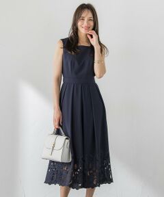 Viaggio Blu / ビアッジョブルー ロング・マキシ丈ワンピース | レースエンブロイダリーワンピース
