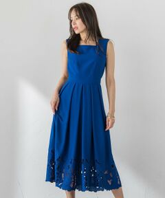 Viaggio Blu / ビアッジョブルー ロング・マキシ丈ワンピース | レースエンブロイダリーワンピース