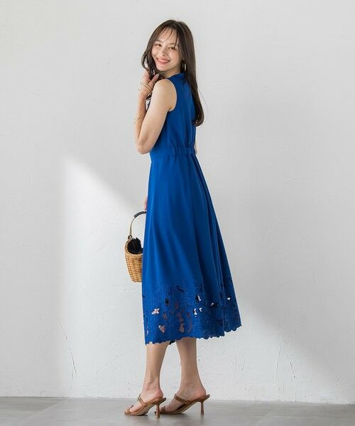 Viaggio Blu / ビアッジョブルー ロング・マキシ丈ワンピース | レースエンブロイダリーワンピース | 詳細28