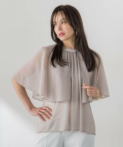 Viaggio Blu / ビアッジョブルー カットソー | トリコットシフォンカットソー