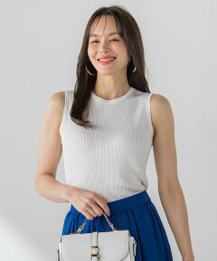 Viaggio Blu / ビアッジョブルー ニット・セーター | LUCINDAリブノースリーブニット