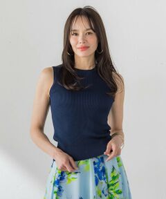 Viaggio Blu / ビアッジョブルー ニット・セーター | LUCINDAリブノースリーブニット