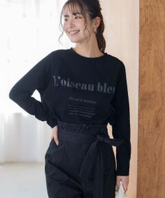 ラグランスリーブロゴTシャツ《洗濯機で洗える》