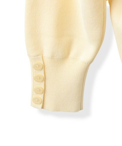 VICKY / ビッキー ニット・セーター | 【オンオフ兼用】袖ボタンニットプルオーバー《手洗い可能》 | 詳細20