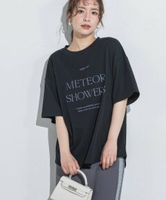 【ロゴTシャツ】オーバーサイズTシャツ≪洗濯機で洗える≫