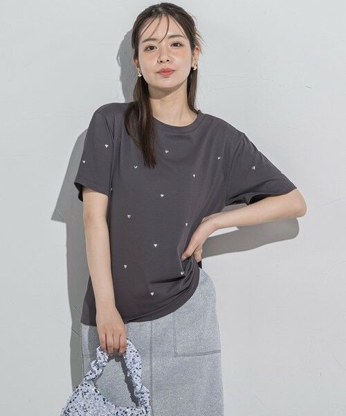 VICKY / ビッキー カットソー | ハートホットフィックスTシャツ≪手洗い可能≫ | 詳細24