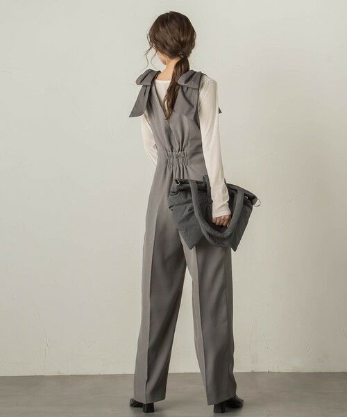 VICKY / ビッキー サロペット・オールインワン | リボンショルダーサロペット≪手洗い可能≫ | 詳細17