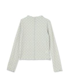 VICKY / ビッキー カットソー | 花柄ジャガードレーストップス≪手洗い可能≫