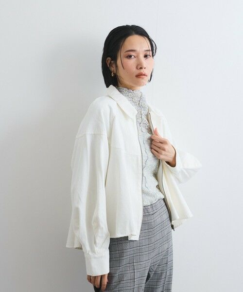 VICKY / ビッキー カットソー | 花柄ジャガードレーストップス≪手洗い可能≫ | 詳細12