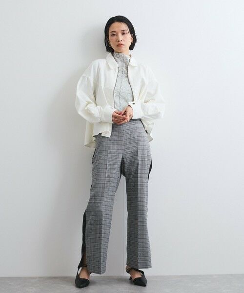 VICKY / ビッキー カットソー | 花柄ジャガードレーストップス≪手洗い可能≫ | 詳細13