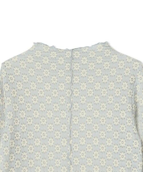 VICKY / ビッキー カットソー | 花柄ジャガードレーストップス≪手洗い可能≫ | 詳細14