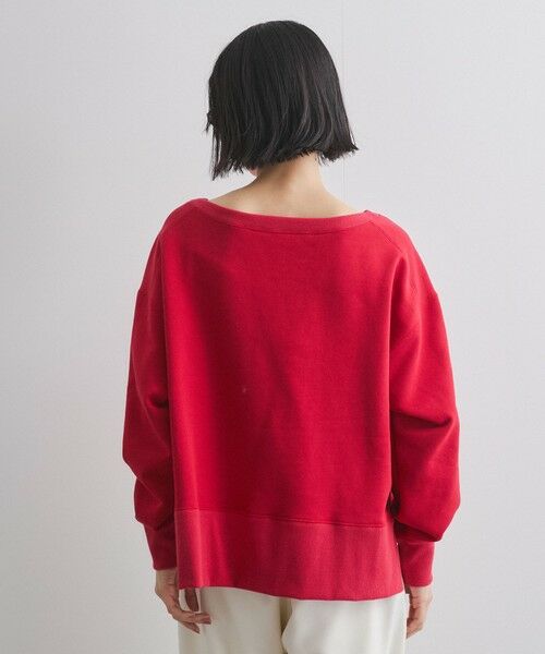 VICKY / ビッキー カットソー | ボートネック裏毛スリットプルオーバー≪手洗い可能≫ | 詳細11