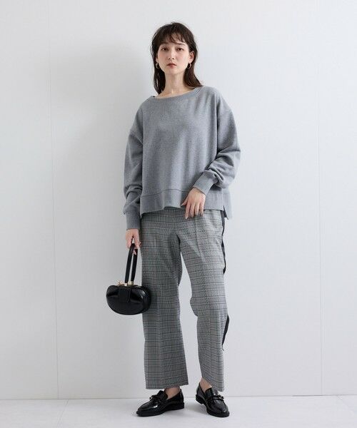 セール】 ボートネック裏毛スリットプルオーバー≪手洗い可能
