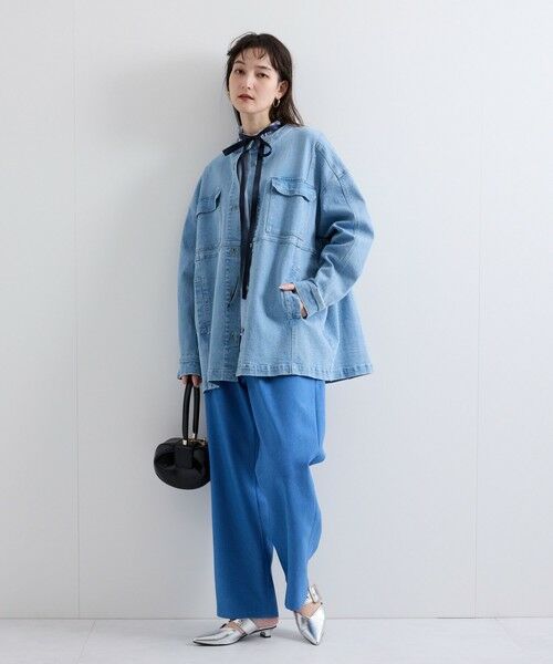 VICKY / ビッキー その他パンツ | ツイルチノカーブパンツ≪洗濯機で洗える≫ | 詳細5