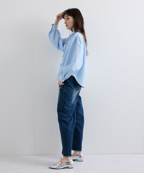 VICKY / ビッキー デニムパンツ | カーブダメージデニムパンツ≪洗濯機で洗える≫ | 詳細7