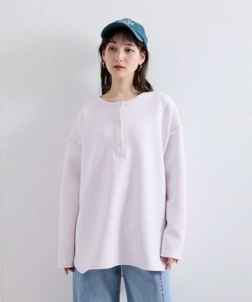 VICKY/ビッキー スポンディッシュオーバーサイズプルオーバー≪手洗い可能≫ ピンク M VICKY/ビッキー スポンディッシュオーバーサイズプルオーバー≪手洗い可能≫ ピンク M