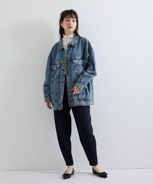 VICKY / ビッキー その他パンツ | スポンディッシュバレルレッグパンツ≪手洗い可能≫ | 詳細1