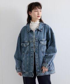 VICKY / ビッキー テーラードジャケット | オーバーシルエットデニムジャケット≪洗濯機で洗える≫