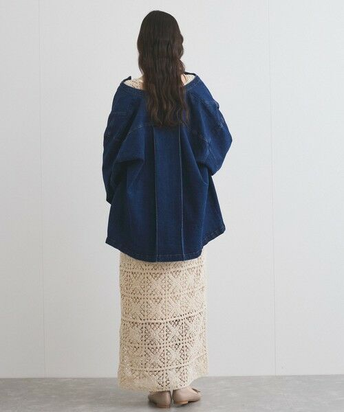 VICKY / ビッキー テーラードジャケット | ストレッチデニムチュニックジャケット≪手洗い可能≫ | 詳細19