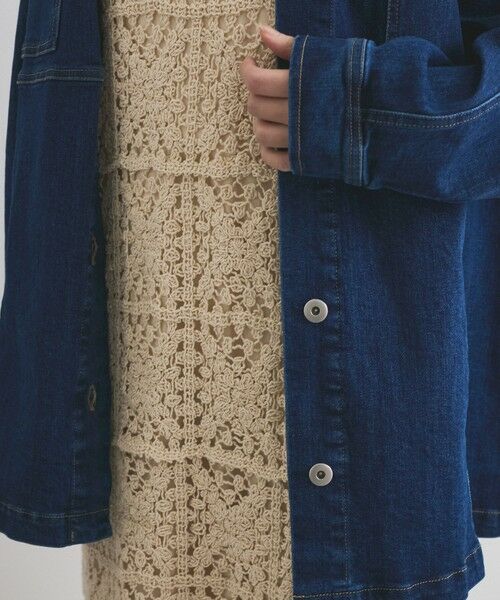 VICKY / ビッキー テーラードジャケット | ストレッチデニムチュニックジャケット≪手洗い可能≫ | 詳細23