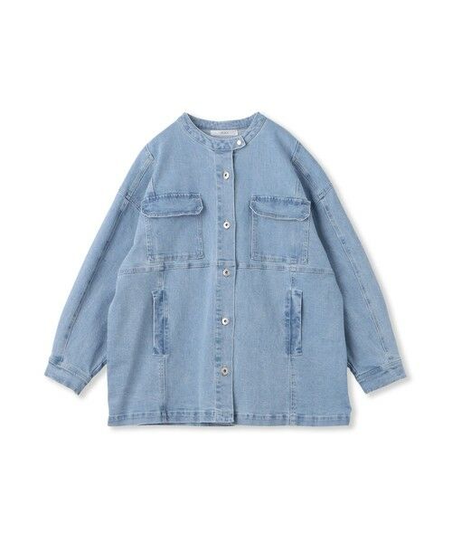 VICKY / ビッキー テーラードジャケット | ストレッチデニムチュニックジャケット≪手洗い可能≫ | 詳細28