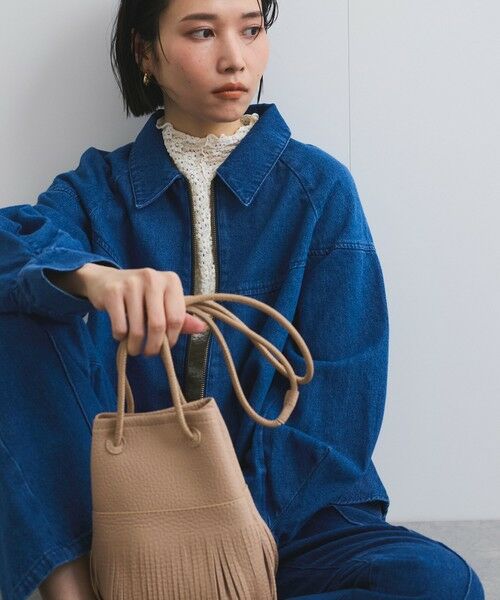 VICKY / ビッキー テーラードジャケット | バックフレアデニムブルゾン≪手洗い可能≫ | 詳細3